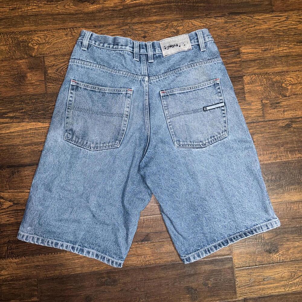 Southpole jorts 34 Blue Denim Flat Front Jorts Retro Casual